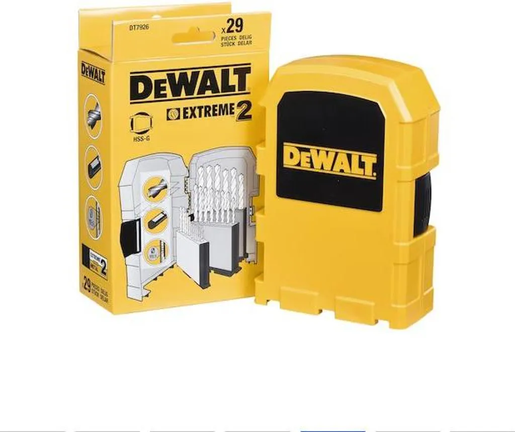 Coffret Forets Métal DeWALT DT7926 29pcs pour Perçage Intensif Chantier