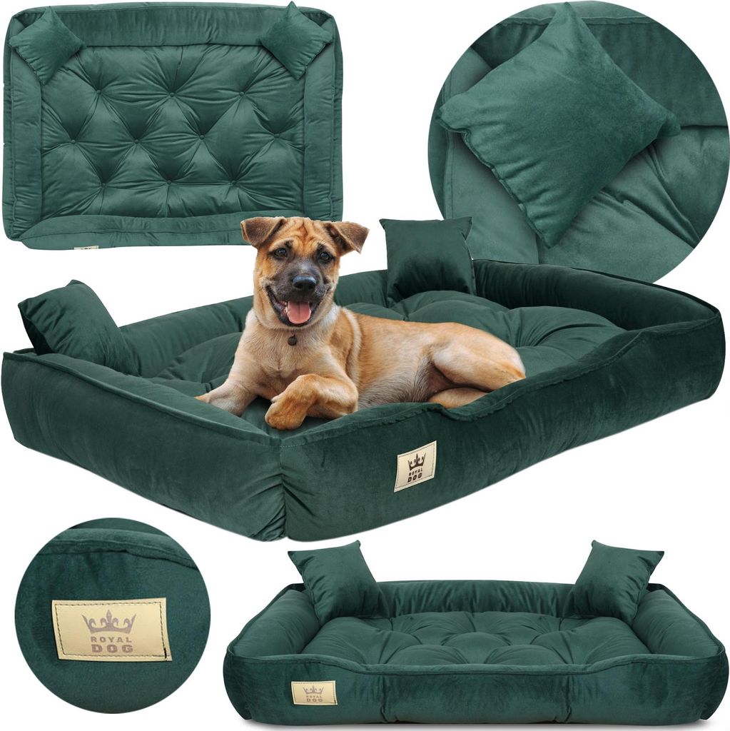 Hundebett Hundekissen Katzenbett Hundesofa Hundekorb 100X75 Cm, Velour
