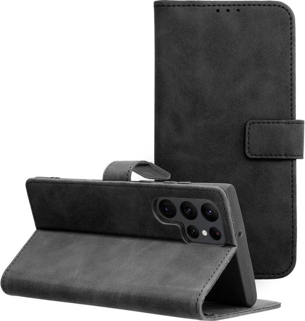 TENDER Book passend für SAMSUNG S22 Ultra schwarz