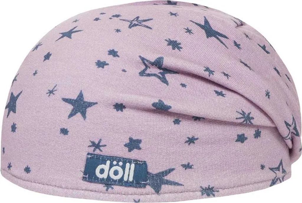 Döll Kids Hat Reversibile Rosa Stelle | Accessorio Bambini Cotone