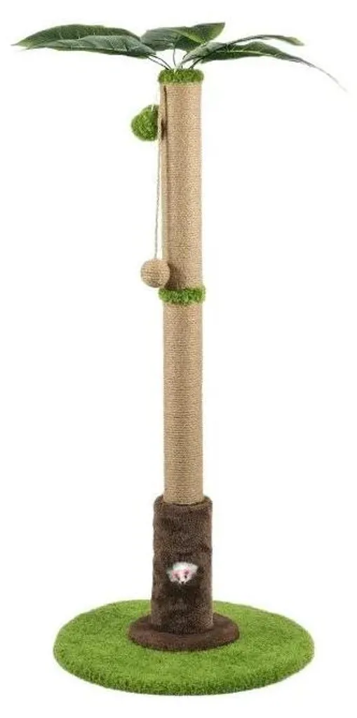 Arbre à chat anti-stress avec griffoir robuste pour protéger vos meubles