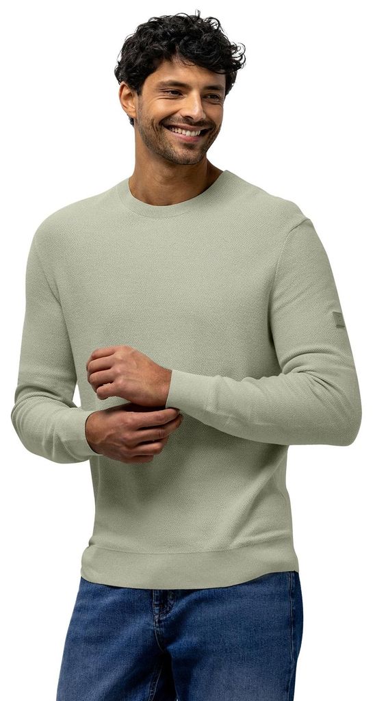 Pullover Rundhals State of Art grün