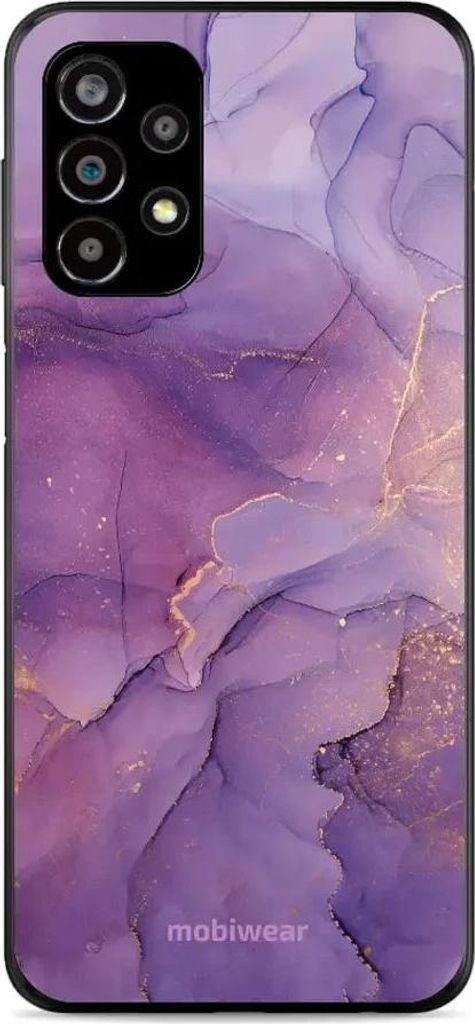 Handyhülle für Galaxy A23 4G, Mobiwear Glossy Case, Violett