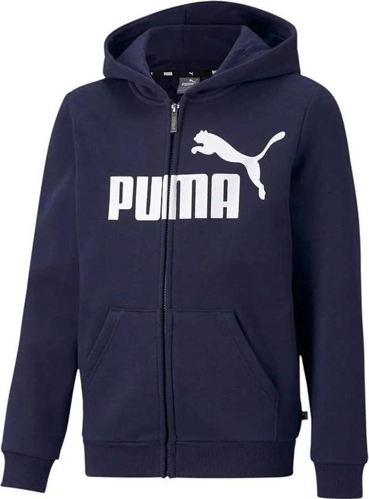 Puma Sweatshirts Ess Big Logo FZ Hoodie JR, 58696706, Größe: 140