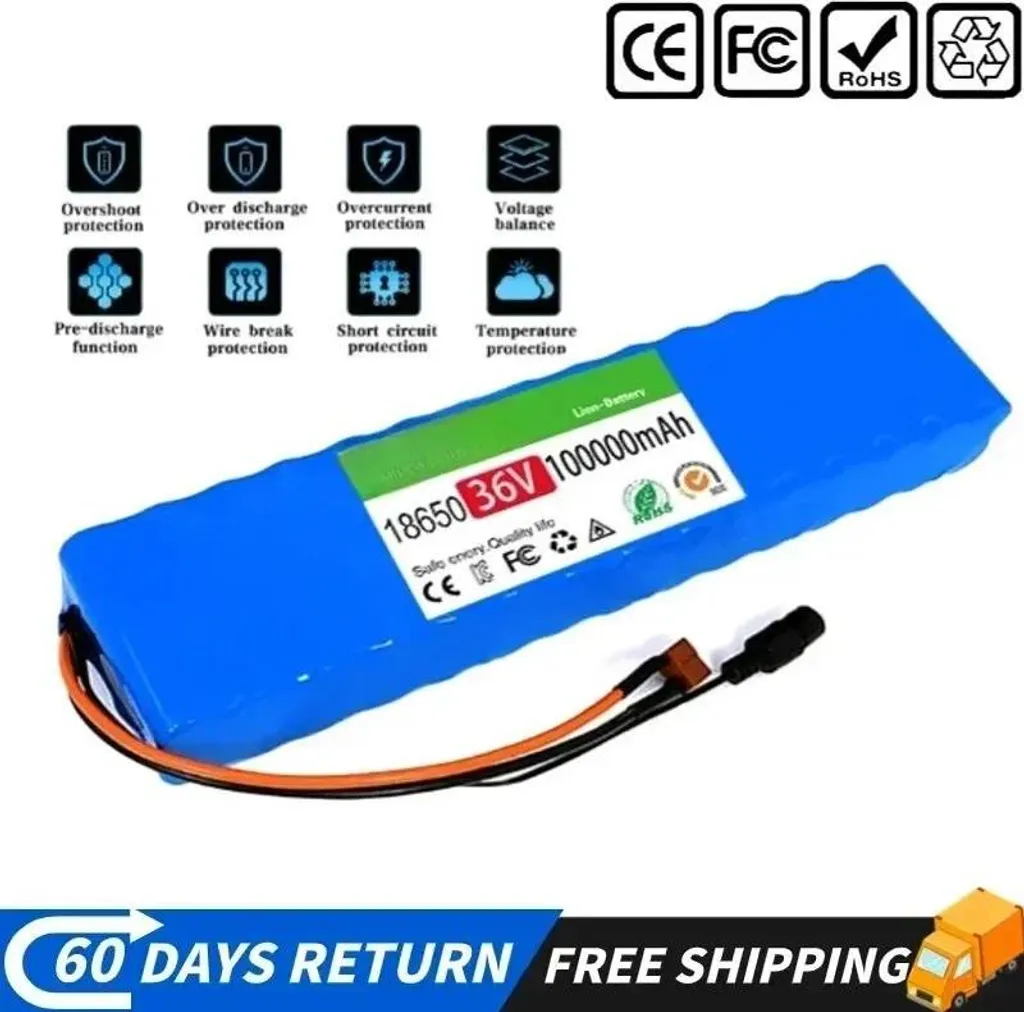Batterie pour Trottinette Électrique 36V 100Ah - Longue Autonomie