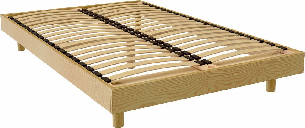 Lattenrost 120x190 cm Kit France aus Massivholz - Honig