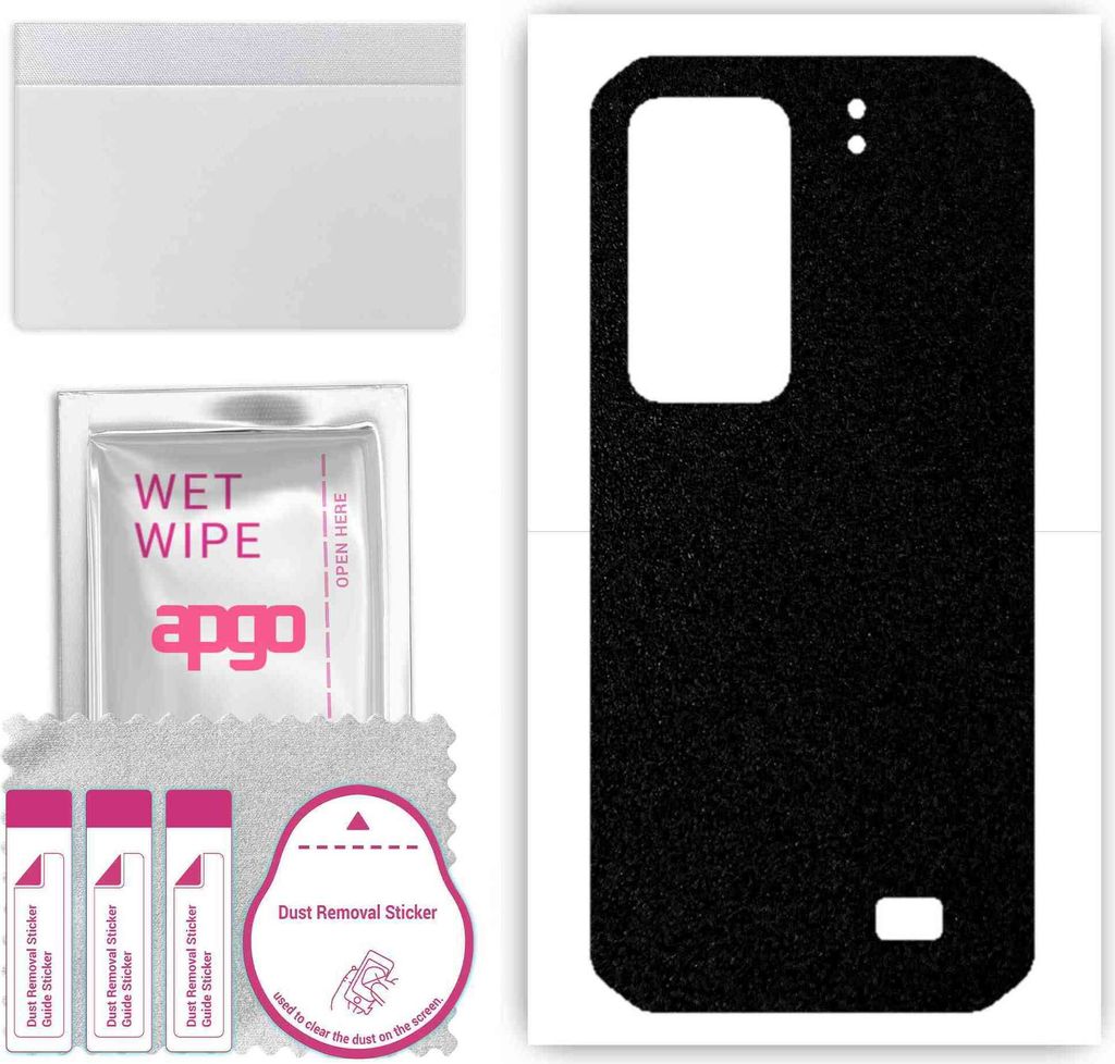 apgo Rückseite Schutzfolie, Skin, kompatibel mit Ulefone Armor 11T, Hinten Displayschutzfolie aus Vinylfolie, kratzfest, einfache Montage - Mattsc...