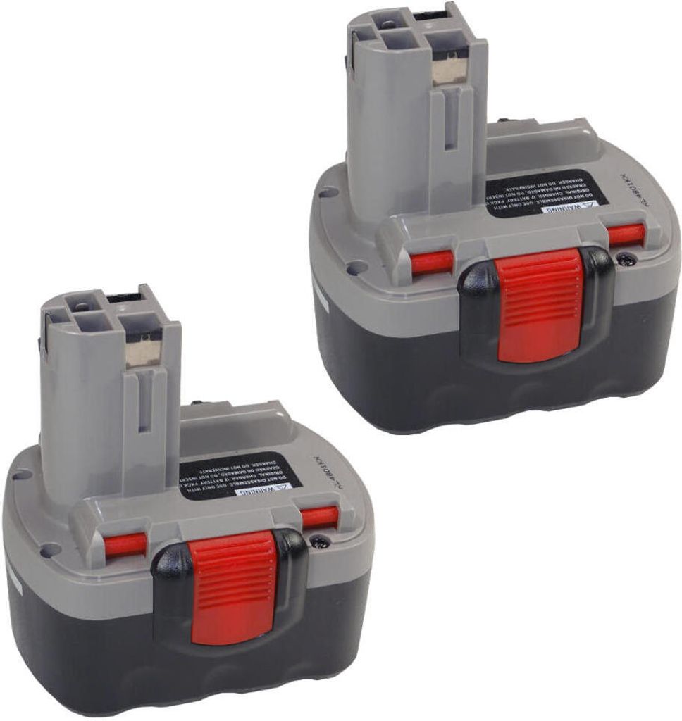 2x Trade-Shop Werkzeug Ni-MH Akku 14,4V 3000mAh für Bosch GWS 14.4 V GWS 14.4V/3B GWS 14.4VH PAG 14.4V PDR 14.4V/N PKS 14.4V PSB 14 PSB 14.4V PSR ...