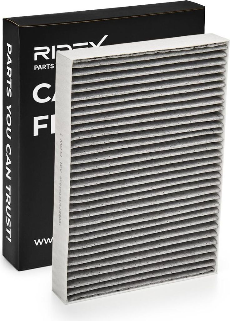 RIDEX 424I0408 Aktivkohle Innenraumfilter Pollenfilter für Produktbild 