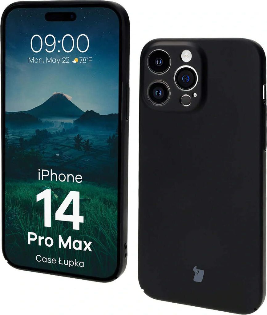 Bizon Case Lupka Apple iPhone 14 Pro Max schwarz