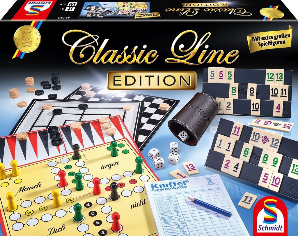 Spielesammlung mit großen Figuren (Classic Line)
