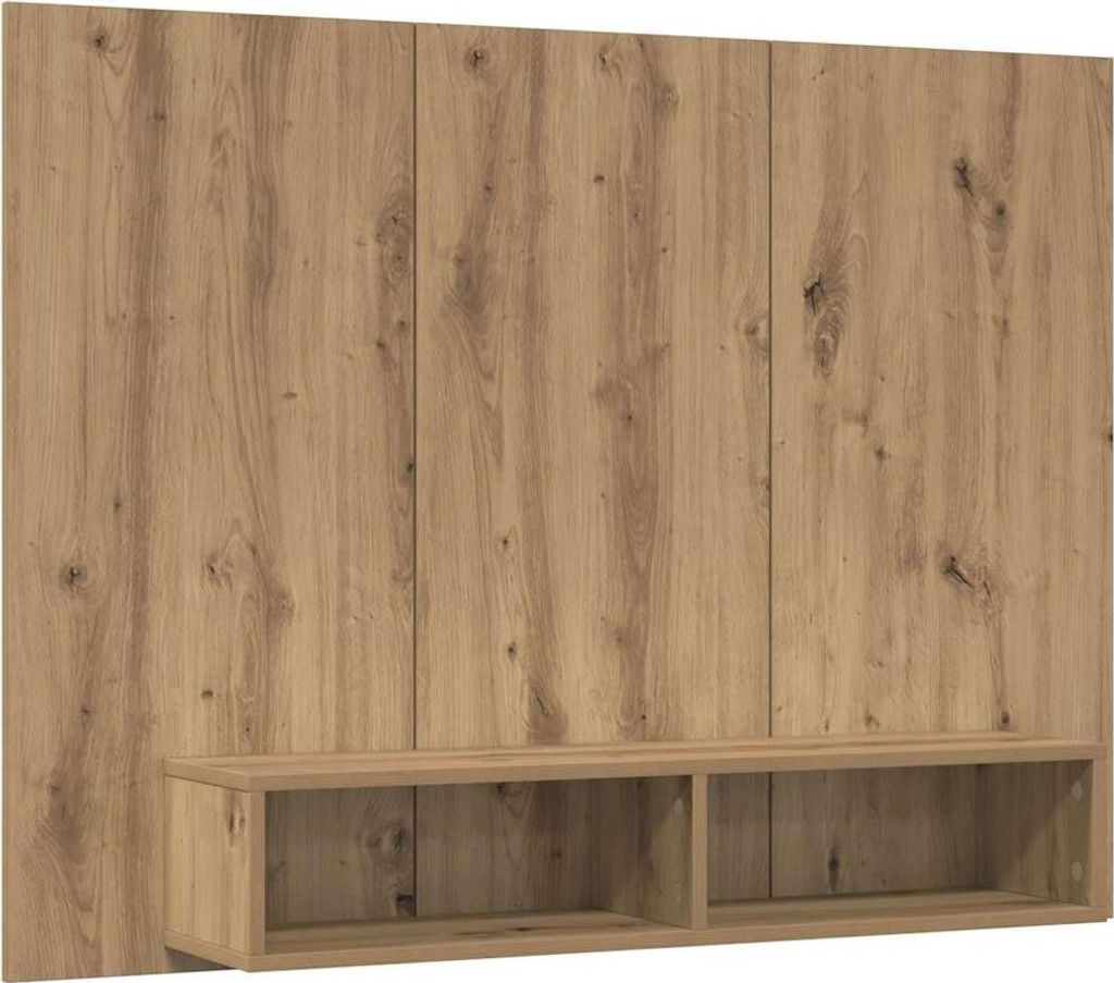 TV-Schrankset Artisan-Eiche 120 x 23,5 x 90 cm Holzwerkstoff