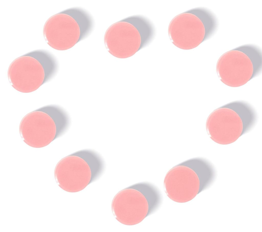 10 Magnete für Magnettafeln und Whiteboards - Starke Kühlschrankmagnete - Dekorative kleine runde Magnete - Bunte Magnete mit starker Klebekraft ...