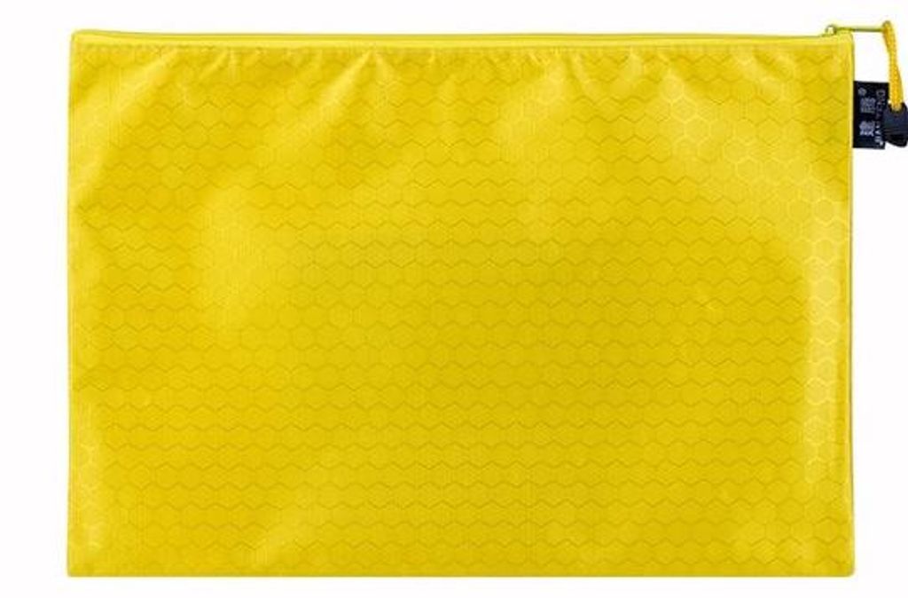 Set von 2 wasserdichten Dokumentbeuteln mit Schnappverschluss, ideal für Aufbewahrung von Schriftstücken, Rechnungen, Papier, Bürobedarf und Rei...