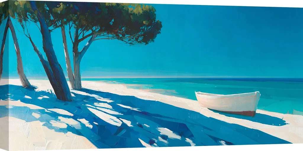 Regala un Sogno: Quadro Brian Thorpe Spiaggia | Tela 70x35 Fine Art