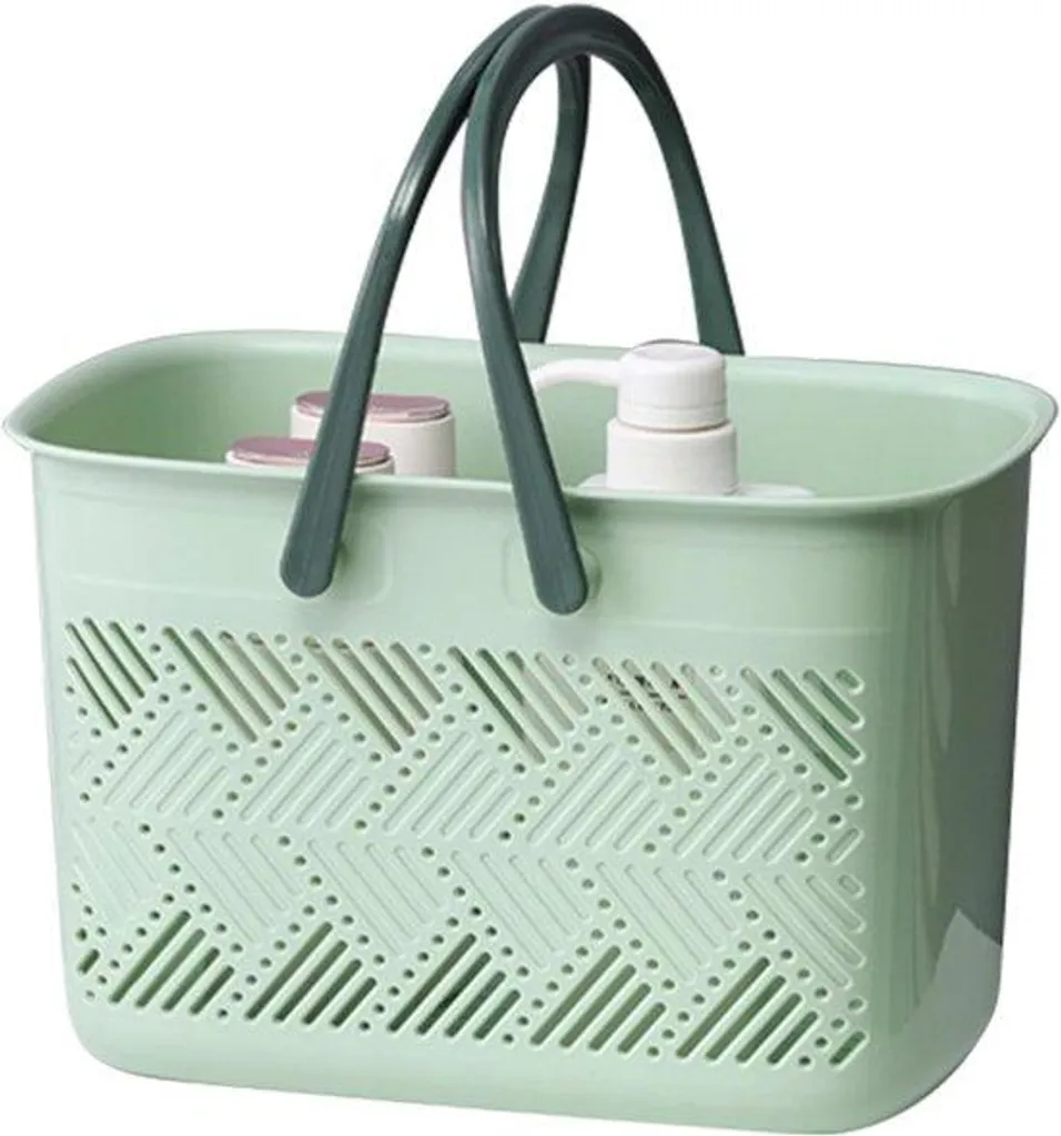 Panier de douche anti-moisissure avec drainage pour rangement sans eau