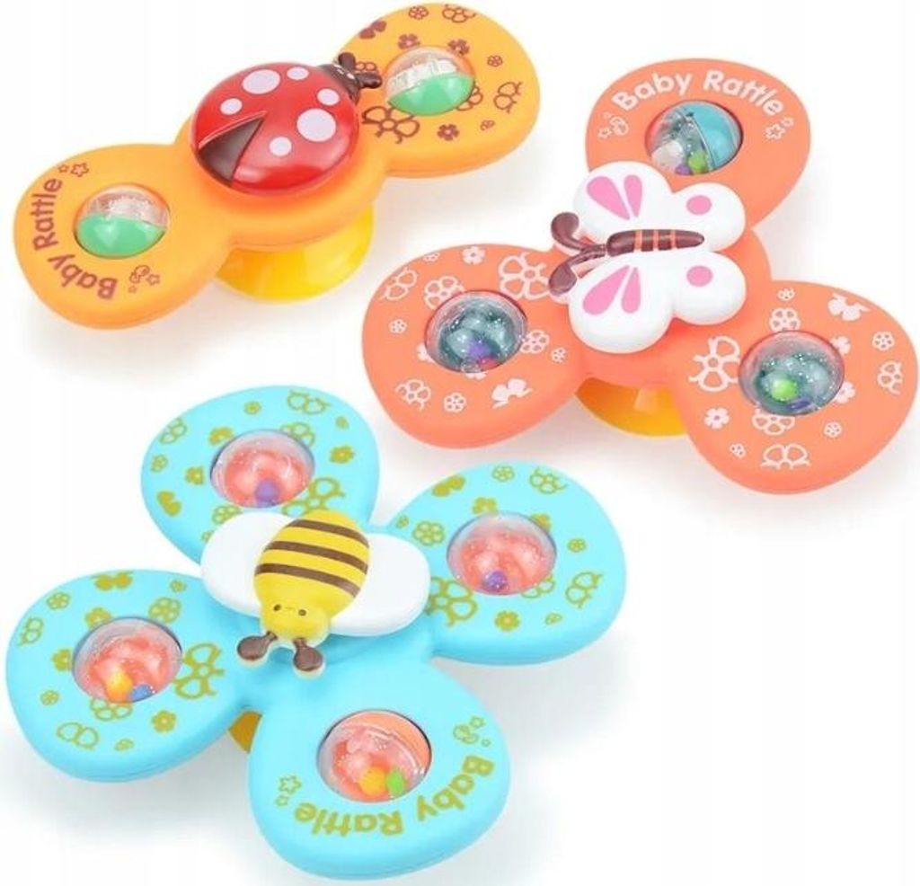 Fidget Spinner Avec Ventouses Sensorielles 3 Pièces Image du produit 