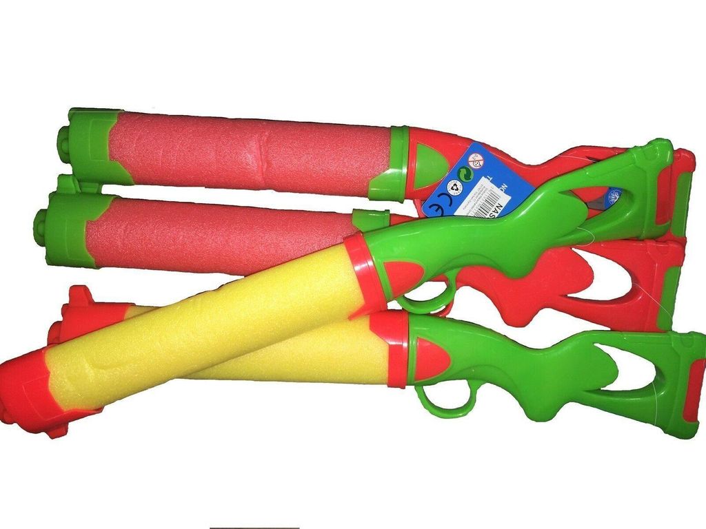 Sena Wasserpistole XXL Spritzkanone Kinder 4 Stk, Spritzpistole 65cm Wasserspritzpistole (für Kinder & Erwachsene Garten Spielzeug Sommerspielzeug