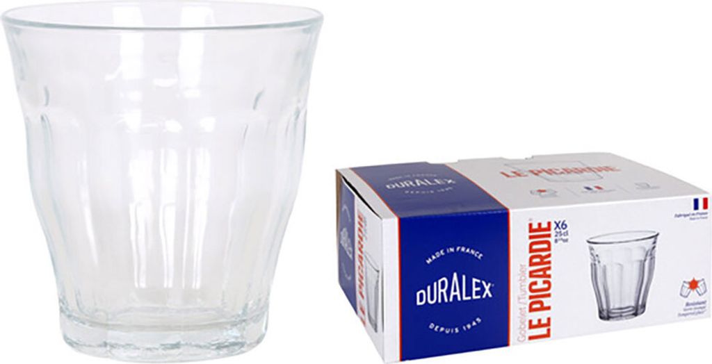 Kubki Duralex Picardie 25cl (6 sztuk) Zdjęcie produktu 