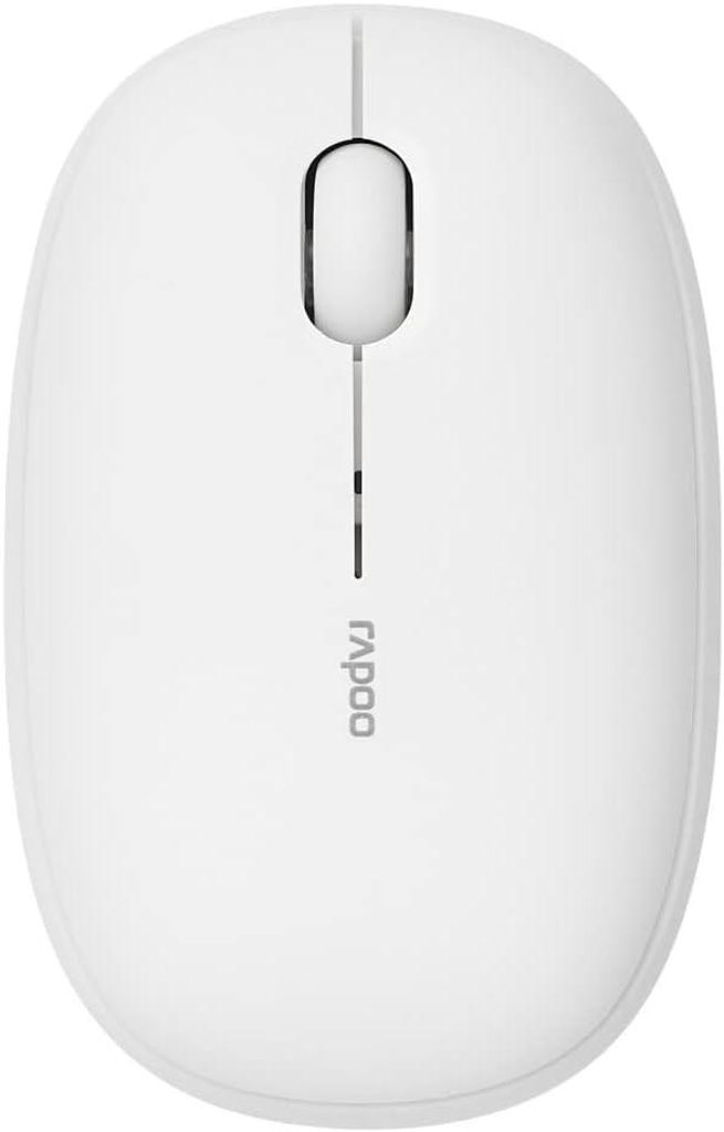 Kabellose Maus wireless Mouse 1300 DPI Sensor 9 Monate Batterielaufzeit leise Tasten ergonomisch für Rechtshänder und Linkshänder PC & Mac