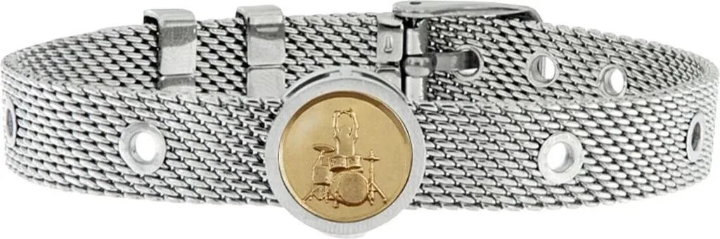 Bracciale Drummer Talent Jewels TJA-4-01-01-1-235 Argento per Musicisti