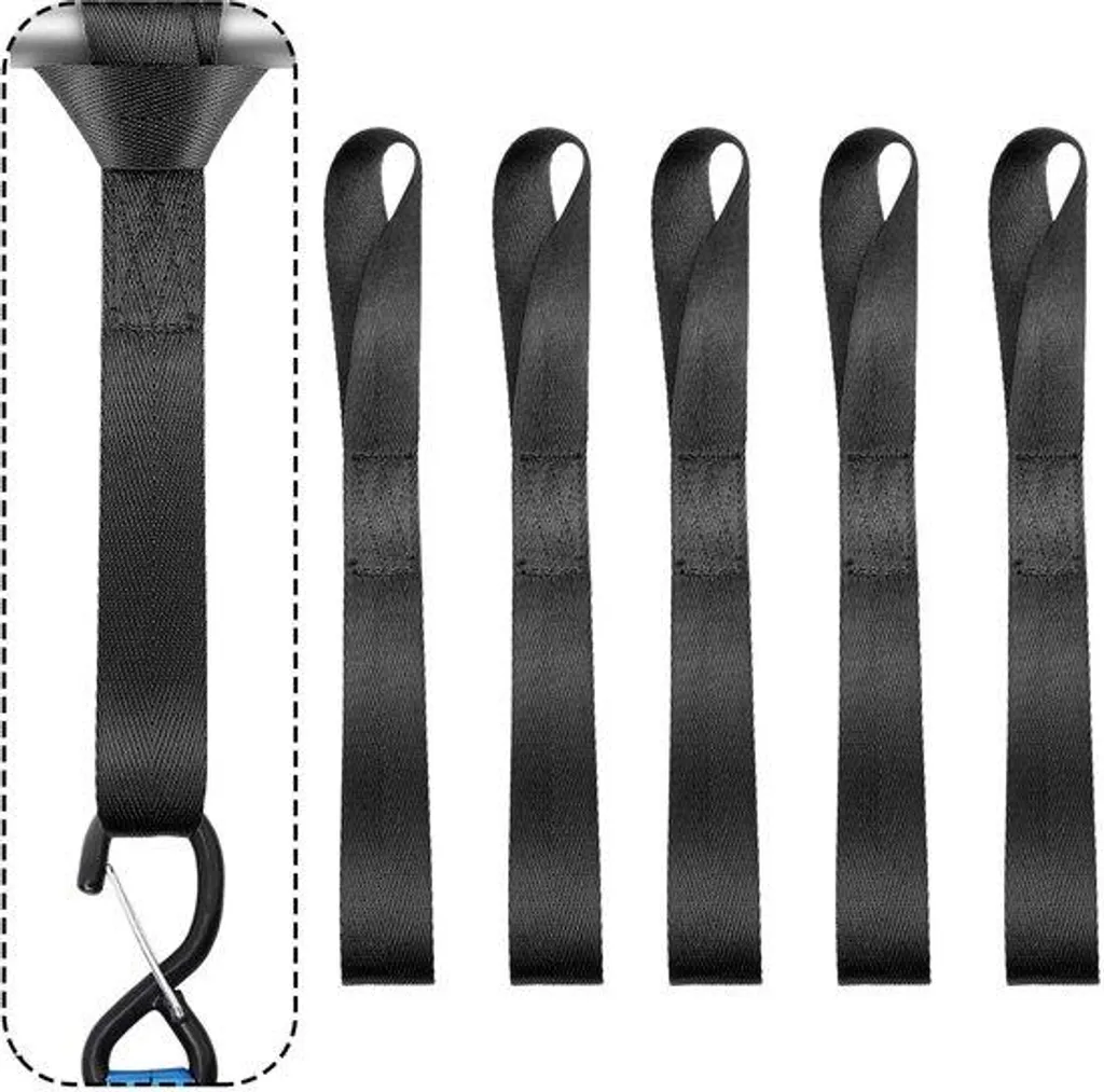 Sangles doubles noires Lusen 500kg : stoppez les vibrations du moteur