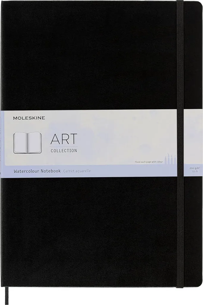 Grand Carnet Aquarelle A3 Moleskine pour Artistes et Croquis de Paysages