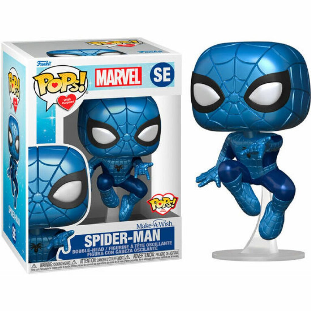 POP figure Marvel Make a Wish Spiderman Metallic Obrázok produktu 