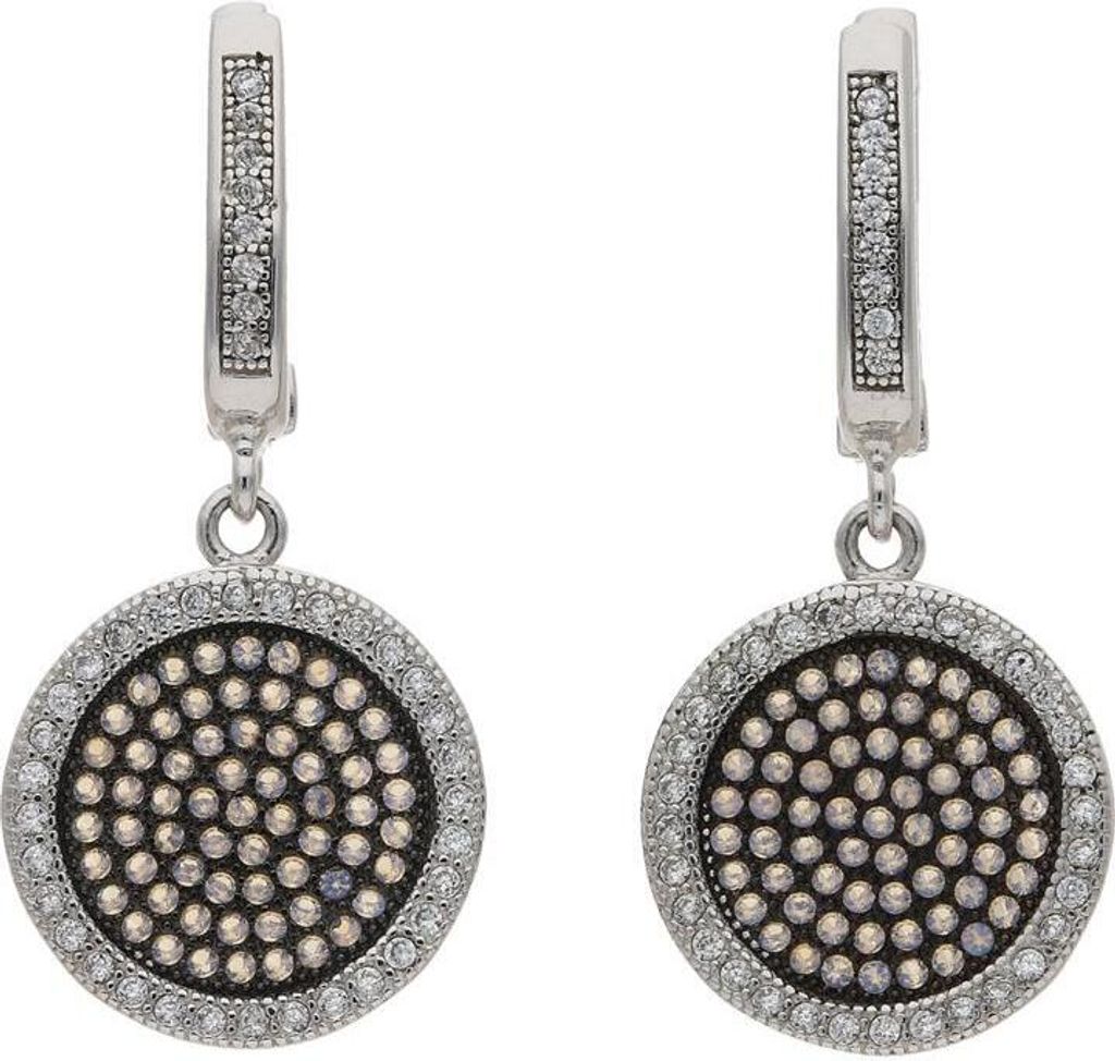 JuwelmaLux Ohrhänger 925 Silber mit Zirkonia JL24-06-0076