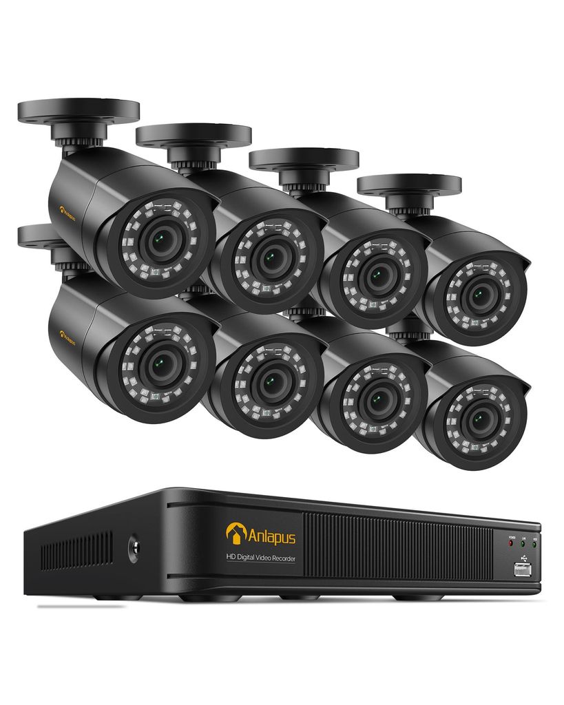 Anlapus 1080P Video Überwachungskamera Set Aussen mit BNC Produktbild 
