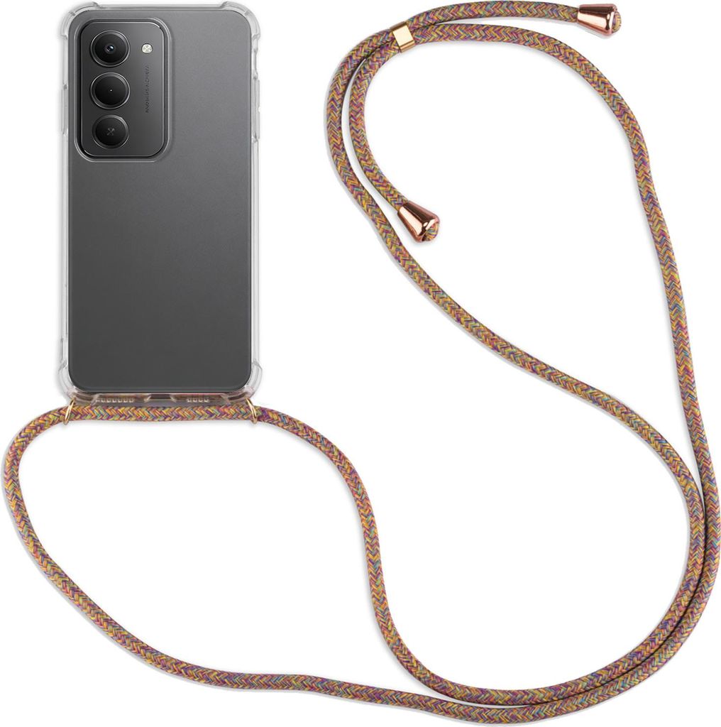 Handykett für Xiaomi Redmi 15 4G /5G (171 cm) Hülle mit Kordel Handyhülle mit Band in Rainbow