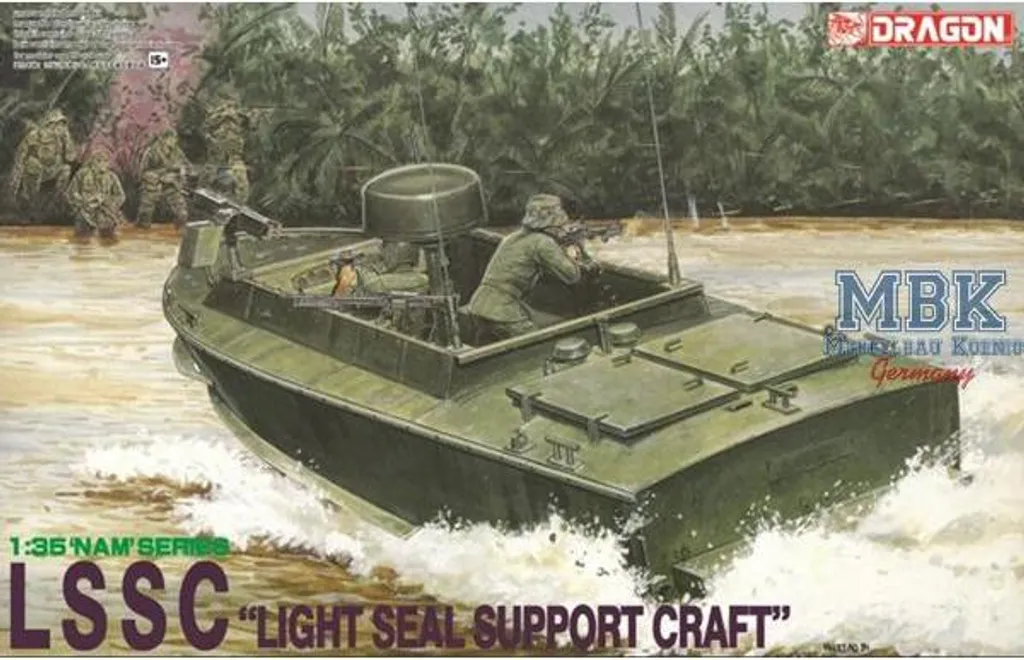 Maquette Bateau de Patrouille LSSC Dragon 1/35 - Kit Militaire Vietnam