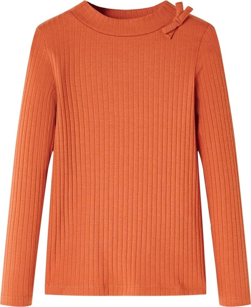 (Robust Möbel)Kinder-Langarmshirt - Modernes und langlebige - Dunkelorange 92 DE242521 - Arbeitshosen