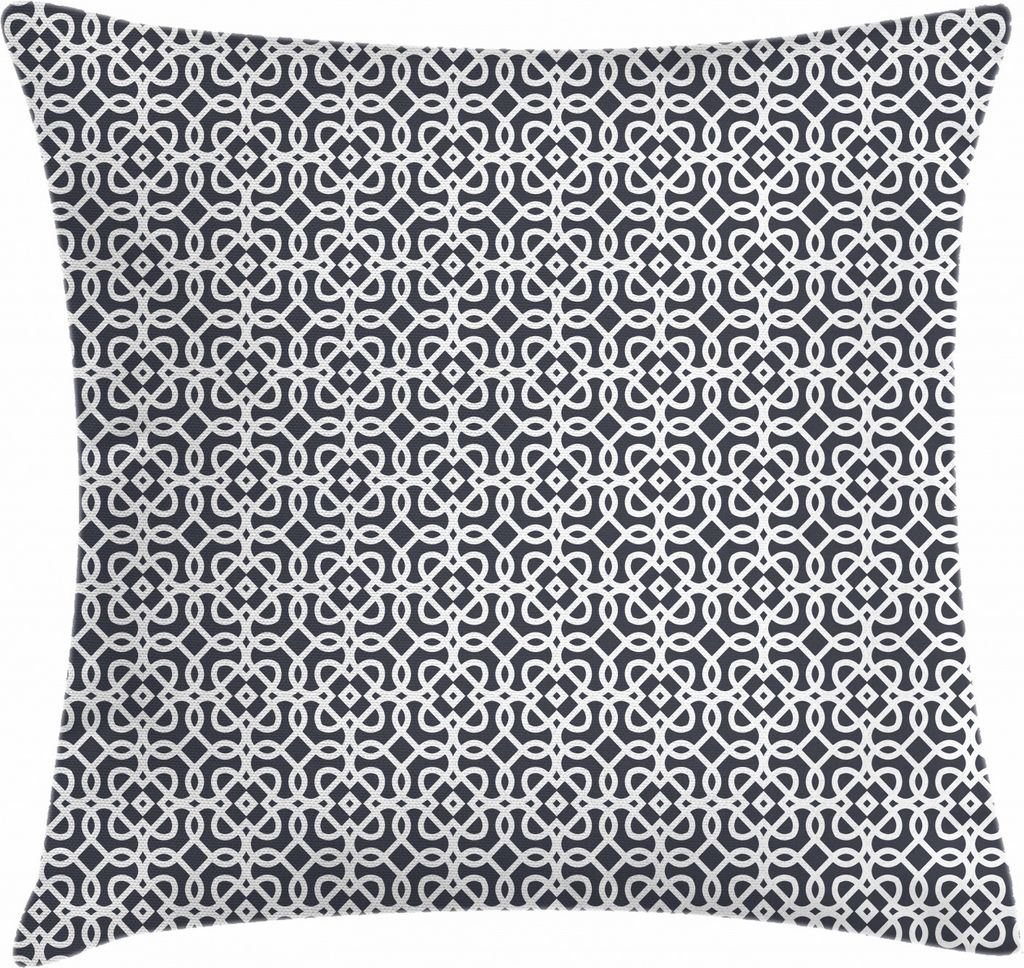 ABAKUHAUS Geometrisch Kissenbezug, Dunkle Strudel Squares, Waschbar mit Reißverschluss Kissenhülle mit Farbfesten Klaren Farben Beidseitiger Druc...