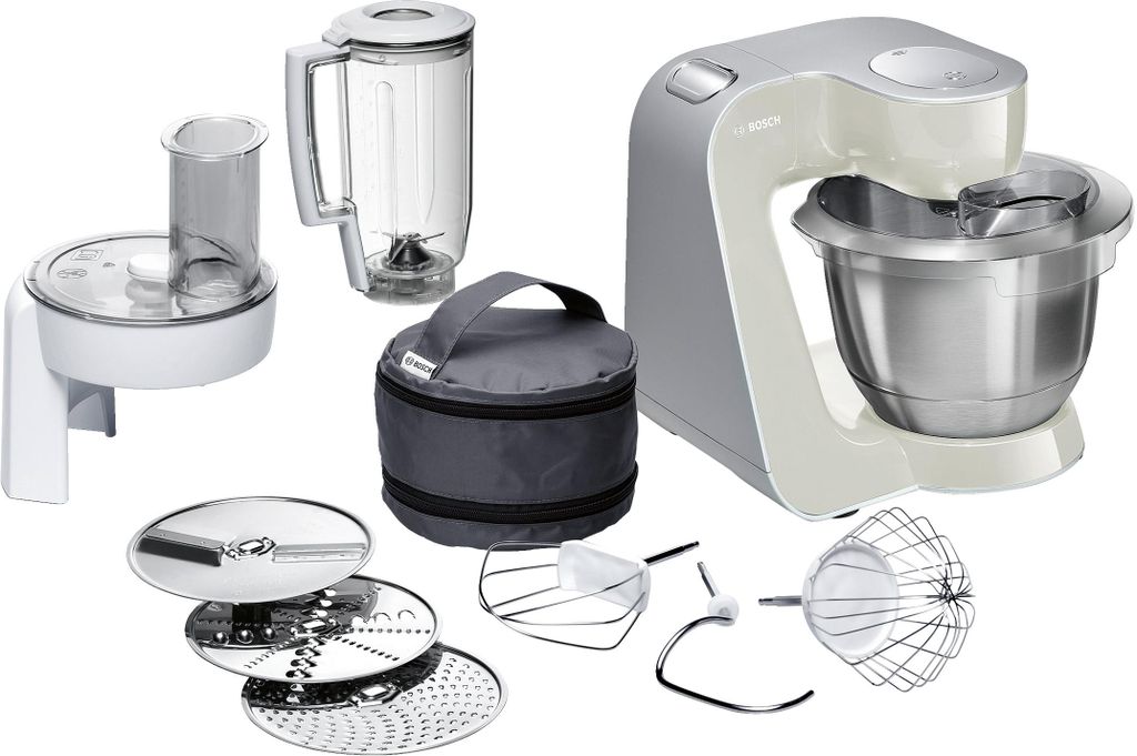 Bosch MUM58L20 Küchenmaschine 1000 W 3,9 l Grau  Edelstahl  Produktbild 