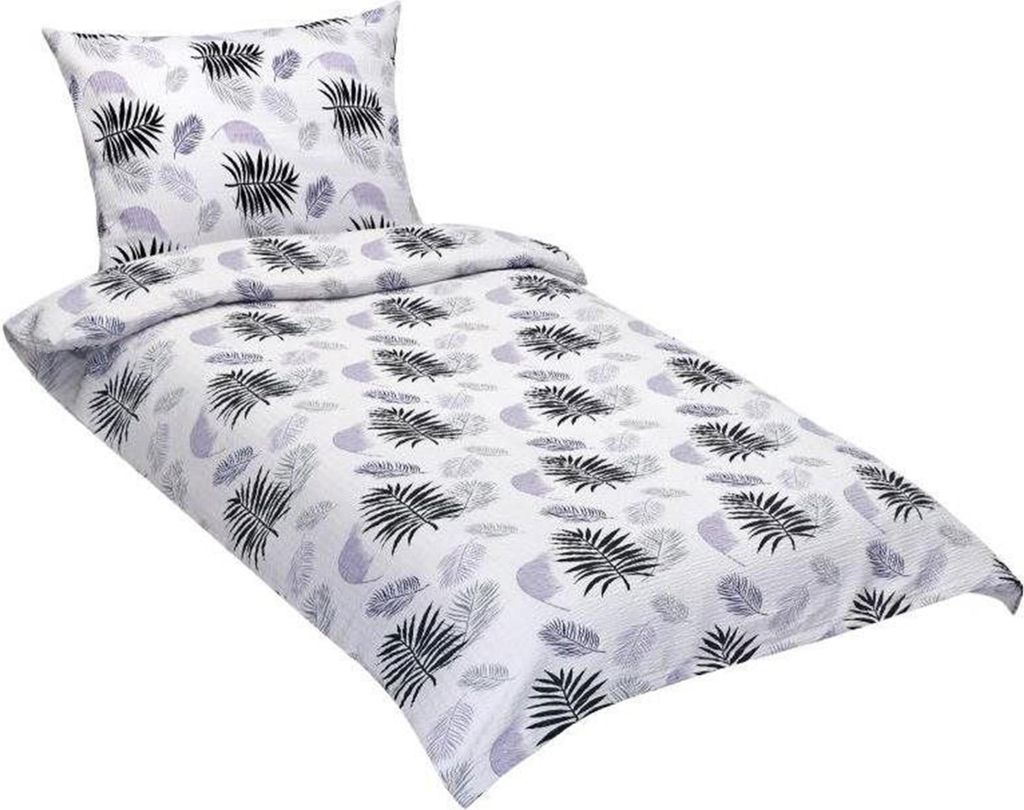 Bellatex-Bettwäsche Krepp 80/746 lila Feder 140×200, 70×90