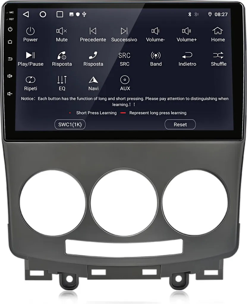 Kit Navigazione Android Mazda 5 (2005-2010) CarPlay 9" 64GB Bluetooth