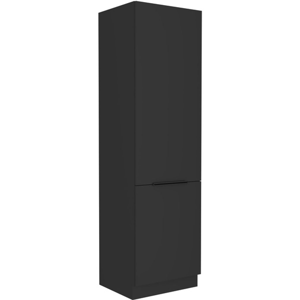 SAJU Küchenschrank – Breite 60 cm, schwarz