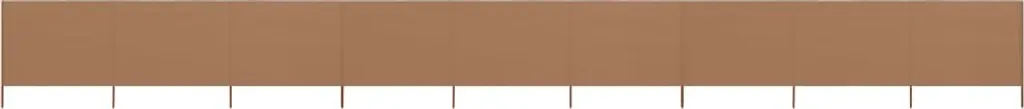 Frangivento 12m Taupe The Living Store - Protezione 9 Pannelli Esterno