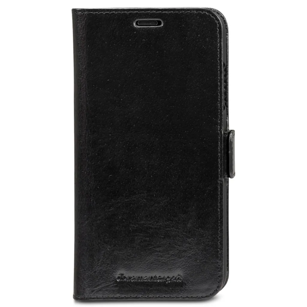 Étui dbramante1928 compatible iPhone Xs Max en cuir noir de luxe