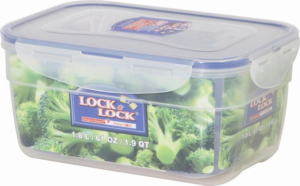 Vorratsdose rechteckig, 1800 ml 208 x 143 x 94 mm, nestbar Produktbild 