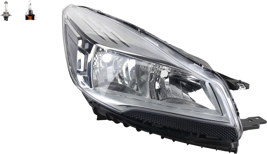 Johns, Scheinwerfer Halogen passend für Ford Kuga 12 05/2012 -12/16 Rechts Leuchtmittel 1808348 1785350 1785607 1799430 1806385 CV4413W029AA CV441...