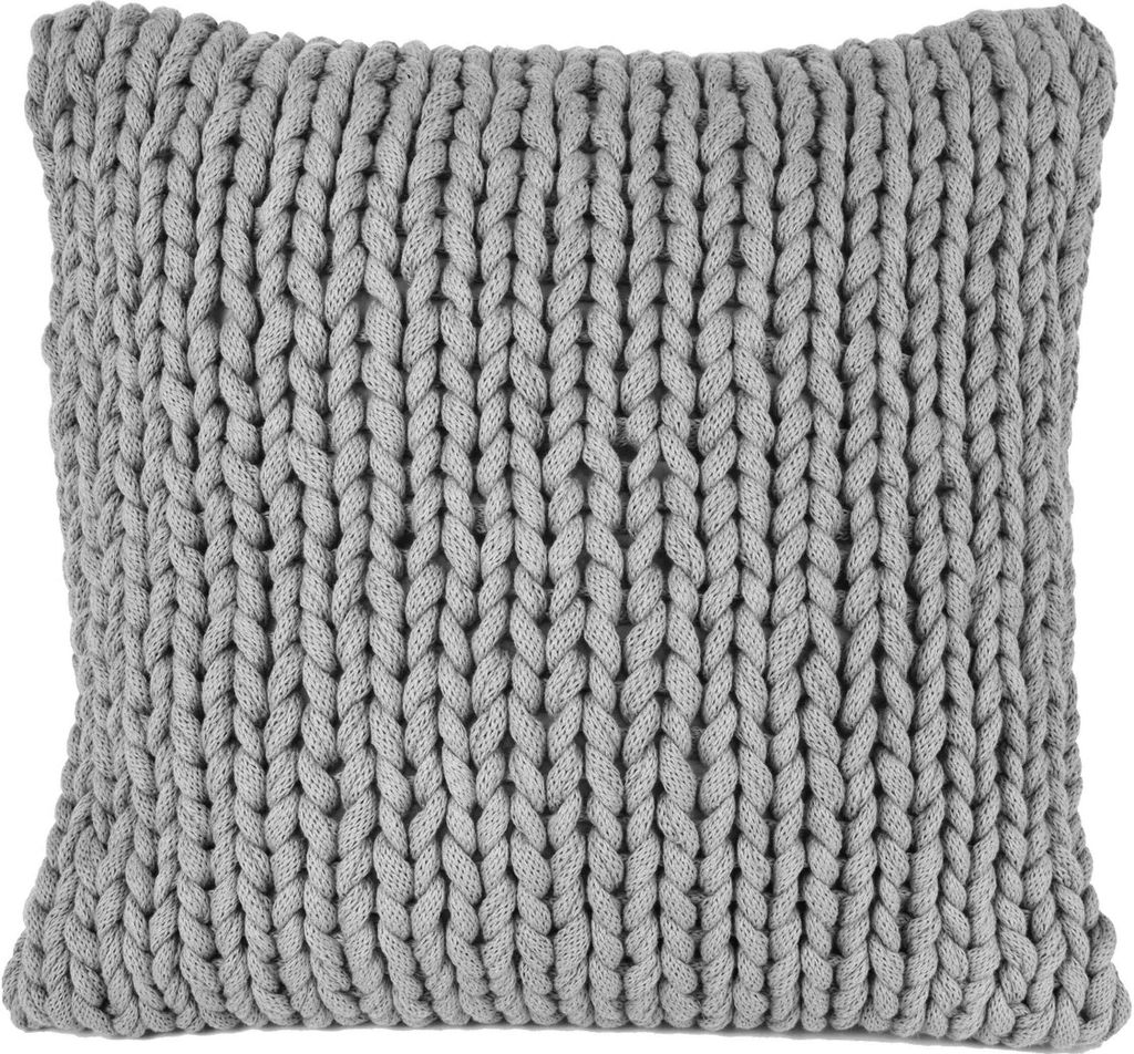 nielsen HOME Kissen Marlin gestrickt, 50x50 cm, Produktbild 1