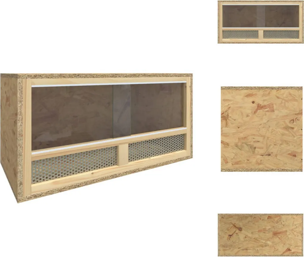 vidaXL Terrario 60x30x30 cm | Il Primo Vero Rifugio per il tuo Pet
