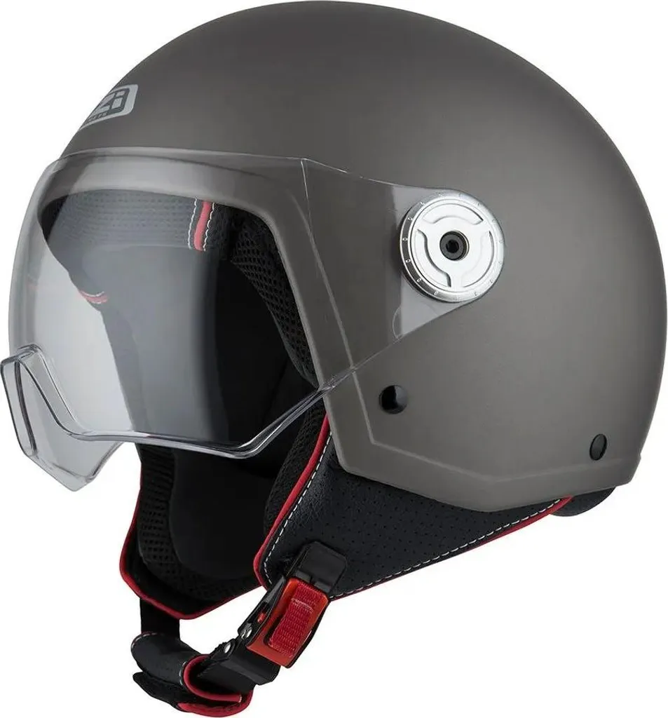 Casque jet Nzi Vintage 3 Gris M : fini la buée et les casques lourds