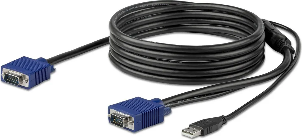 Câble KVM USB VGA StarTech.com 3m Noir Supportant 1920x1200 Pixels - 4