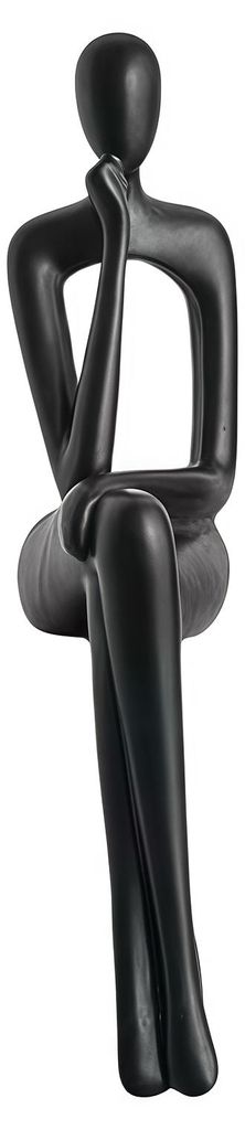 Goldene Denker-Statue, abstrakte dekorative Skulptur, Fokusverbesserung, Ornament für Büro, Schreibtisch, Regal, Wohnzimmer, Schlafzimmer