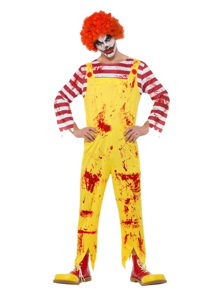 Creepy Mac Clown Herrenkostüm XL
