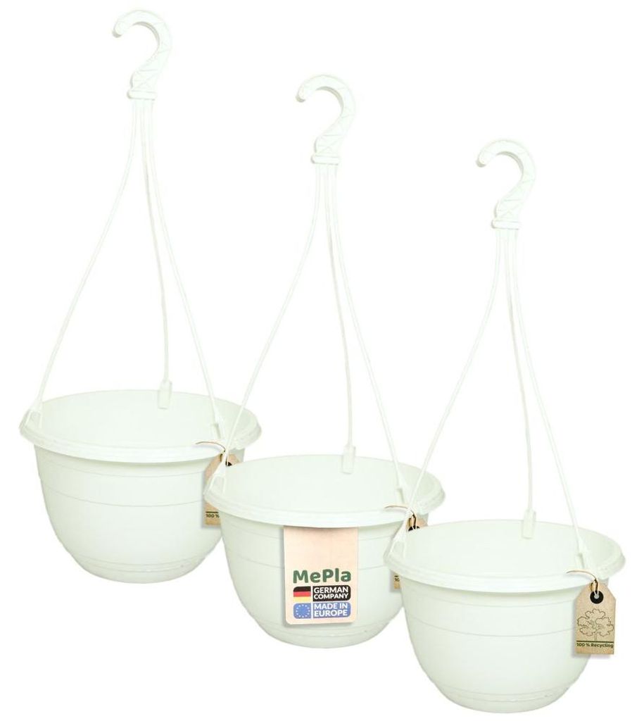 MePla - 3 Stück - Ampel Orion ø 25 cm weiss Produktbild 