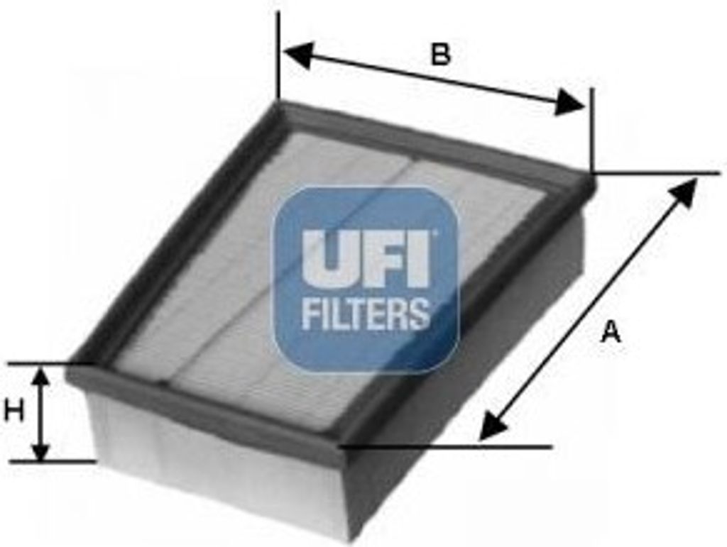 Luftfilter UFI 30.157.00 passend für PEUGEOT 306 Schrägheck (7A, 7C, N3, N5) PARTNER Combispace (5F) PARTNER Kasten (5) für CITROËN XSARA Coupe...